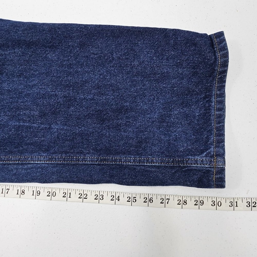 Carhartt Mens Relaxed Fit Jeans Size 44 X 30 Blue Denim Workwear Pants Cotton - Picture 13 of 13